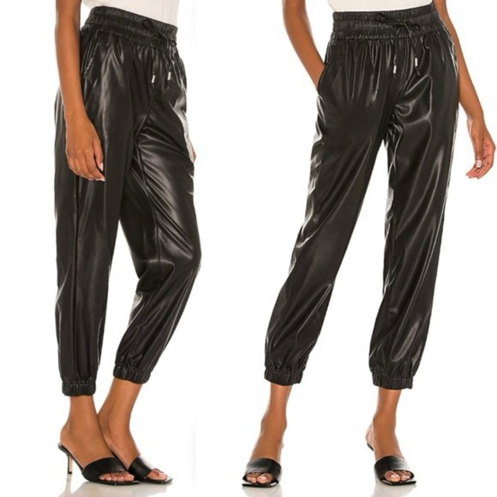NWT Blank NYC Vegan Leather Jogger Pants